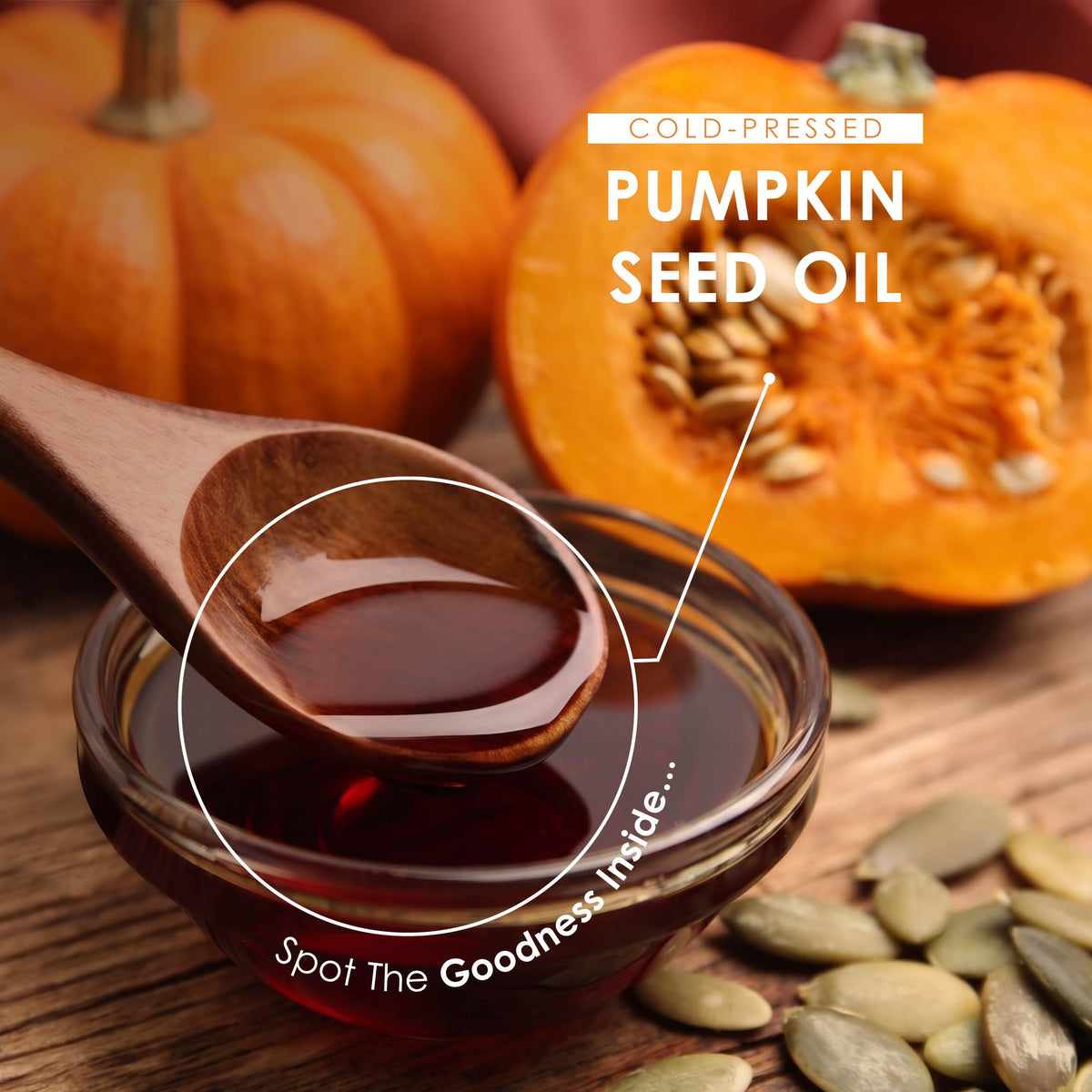 Organic Pumpkin Seed Oil 2160mg – 80% Linoleic & Oleic Acid – 120 Vegan Capsules – 1769mg Omega 6 & 9 – Virgin & Cold Pressed – By Alpha01