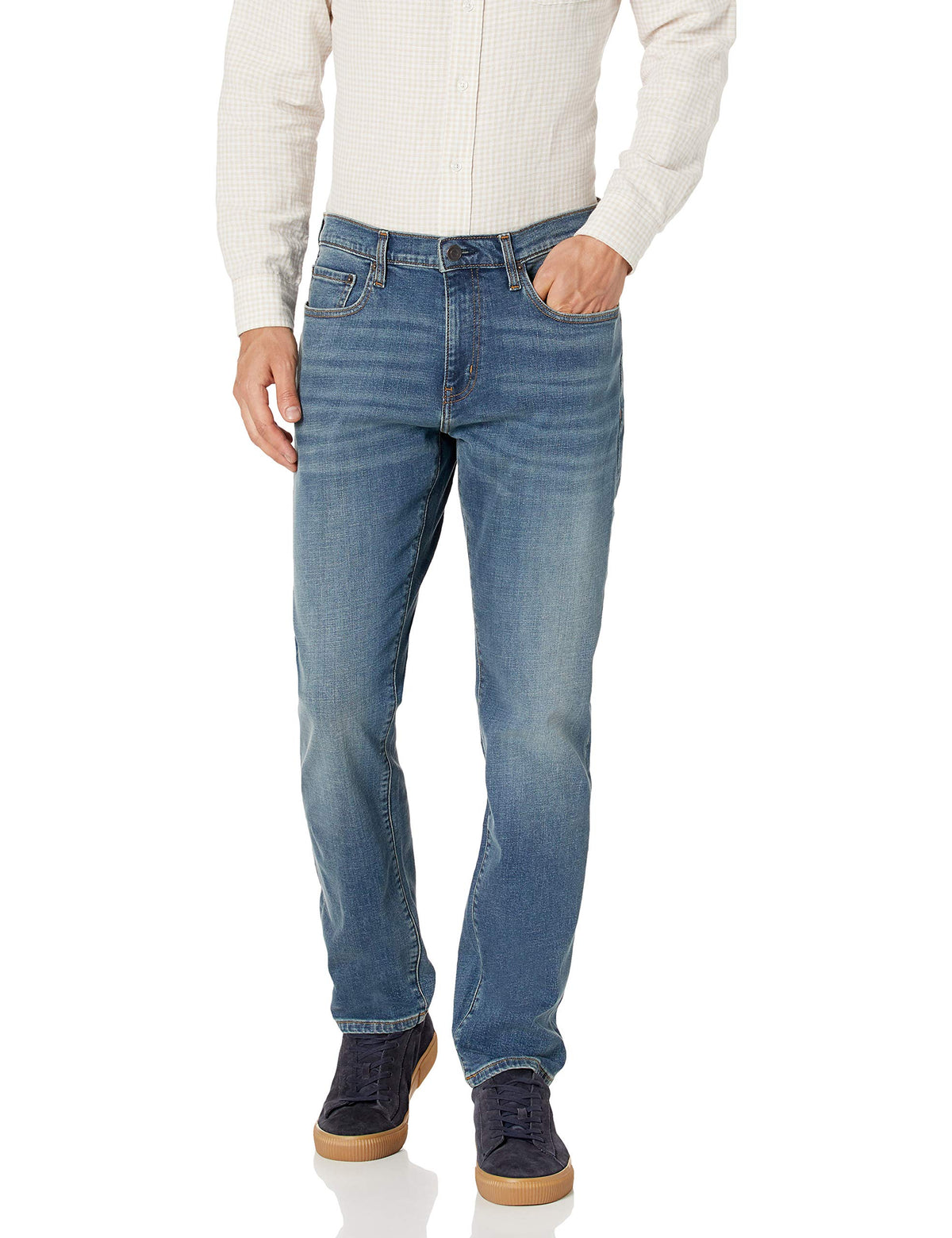 Amazon Essentials Men's Athletic-Fit Stretch Jeans - Discontinued Colours