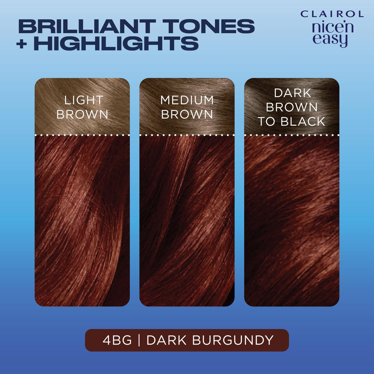 Clairol Nice'n Easy Crème Natural Looking Oil Permanent Hair Dye Infused
