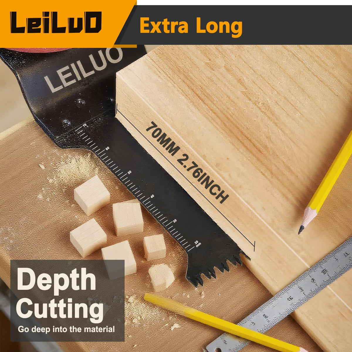 LEILUO 6Pcs Multitool Hook Blade, Multi Tool Hook Knife Blade Set