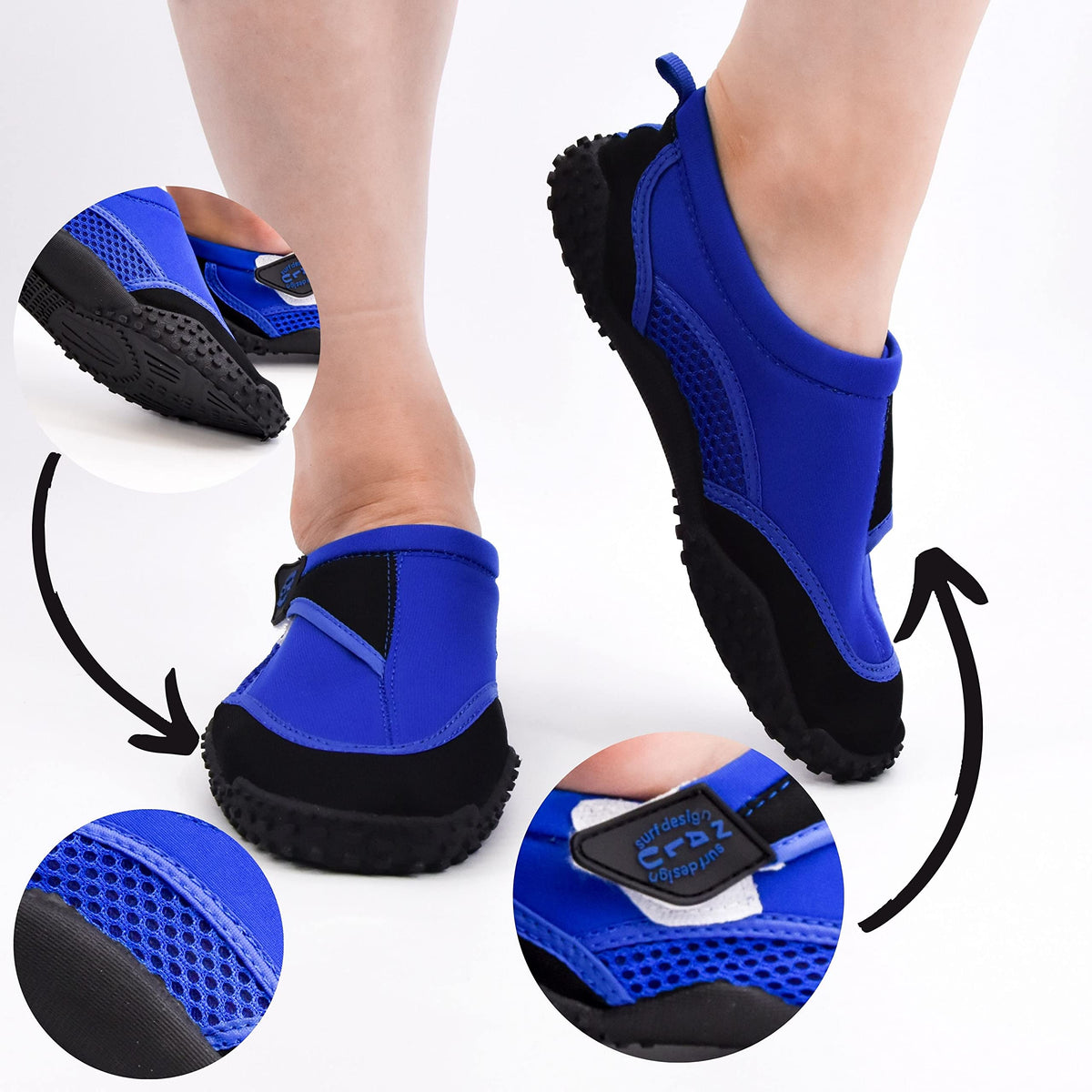 Aqua Beach Surf Wet Water Shoes Boys Girls Mens Womens Unisex Wetsuit Boots