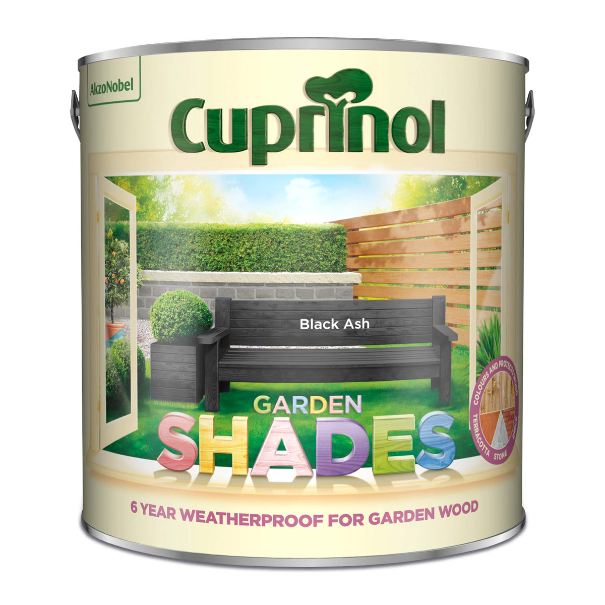 Cuprinol Garden Shades Exterior Woodcare, Country Cream, 1 Litre