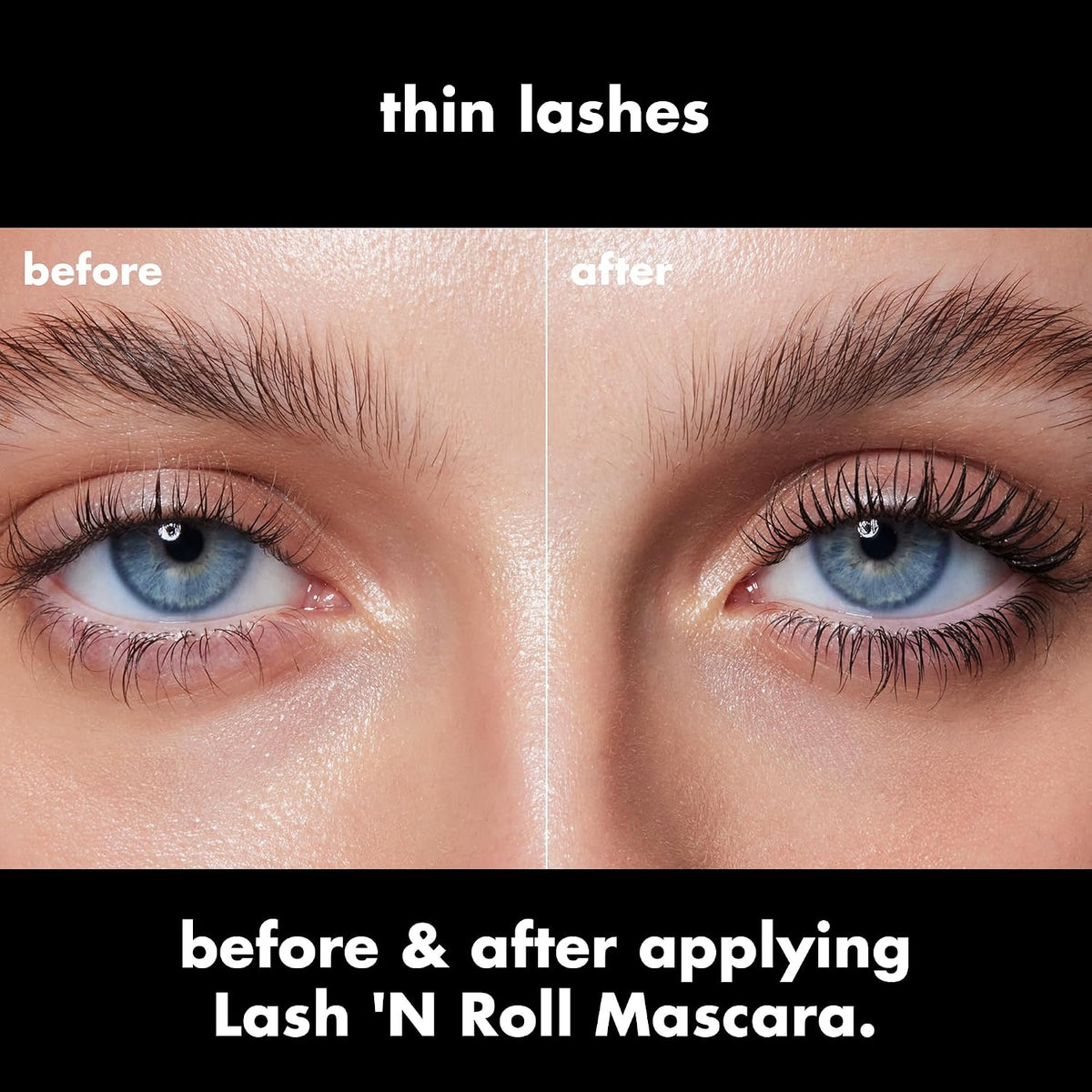 e.l.f. Lash 'N Roll Mascara, Curling Mascara For Visibly Lifted Lashes, Lifts & Separates Lashes. Long-Lasting Formula, Vegan & Cruelty-Free, Black