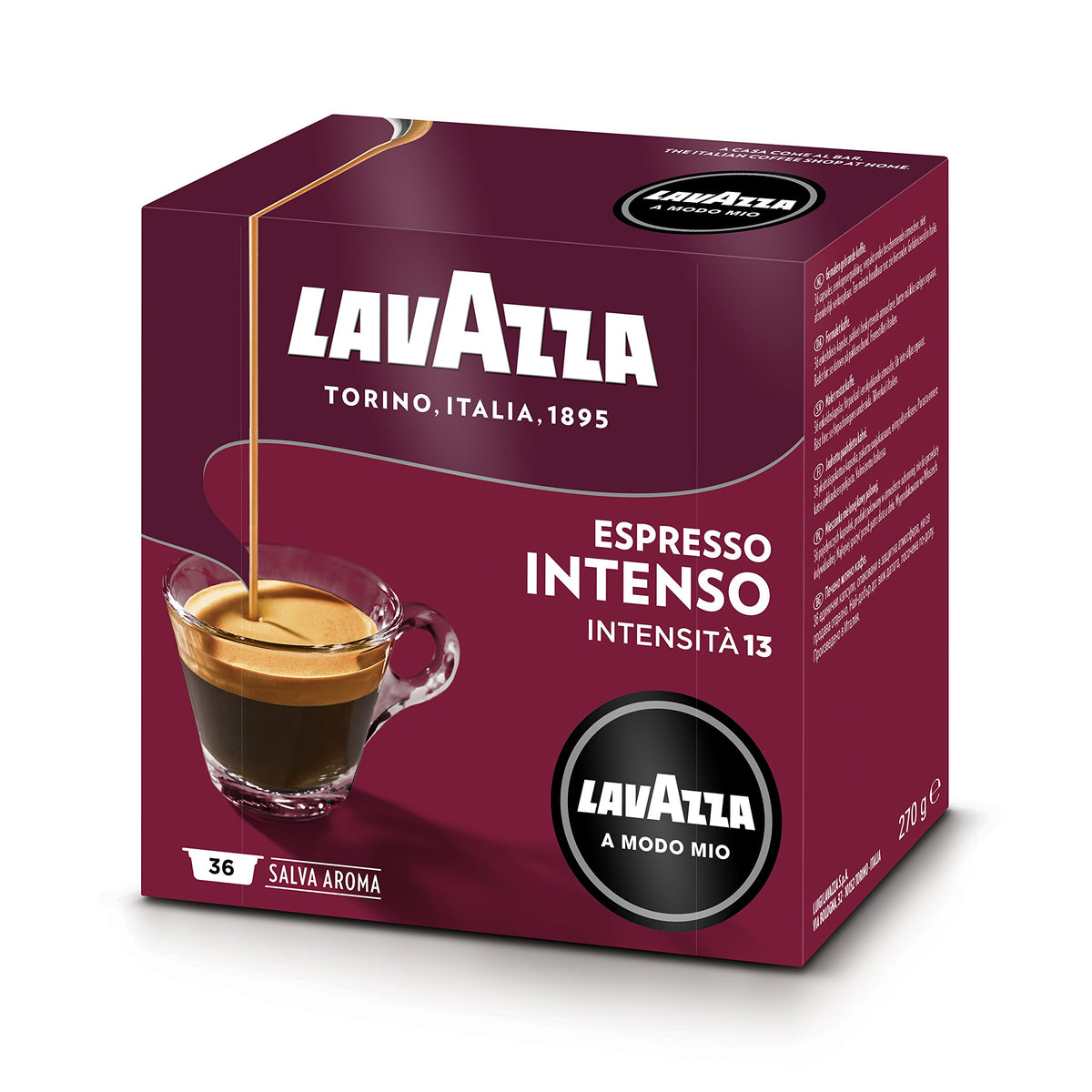 Lavazza, A Modo Mio Espresso Passionale, 36 Coffee Pods