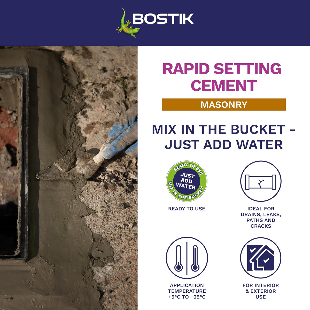 Bostik Rapid Setting Cement 10kg