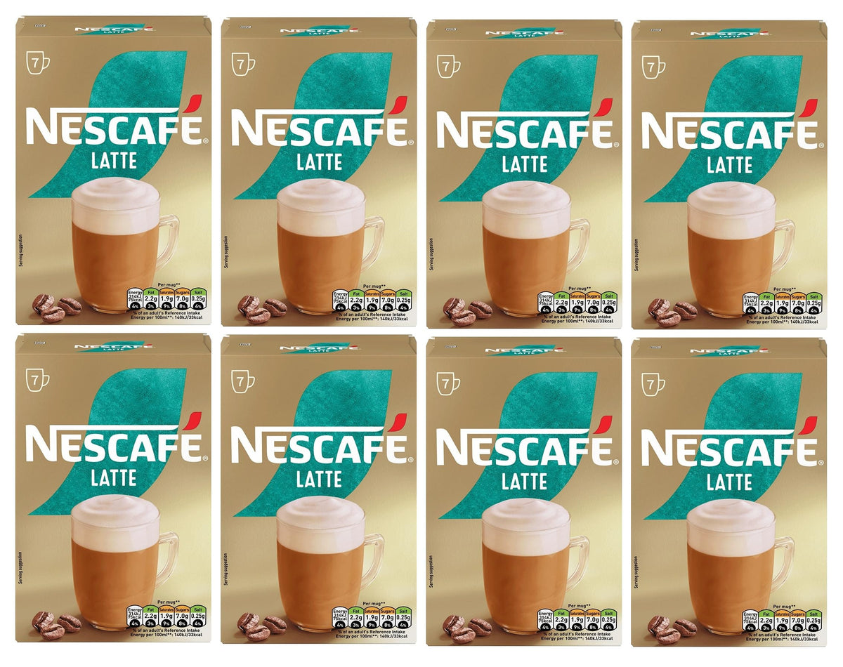 NESCAFÉ Latte Instant Coffee Sachets - 72 x 18g