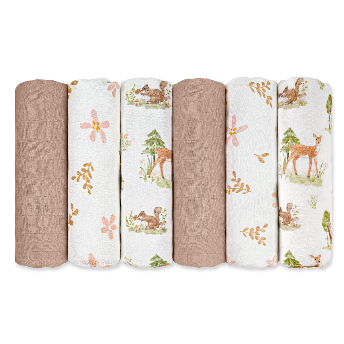 GLLQUEN BABY Muslin Squares Cloth for Baby 6pack 70cm x 70cm