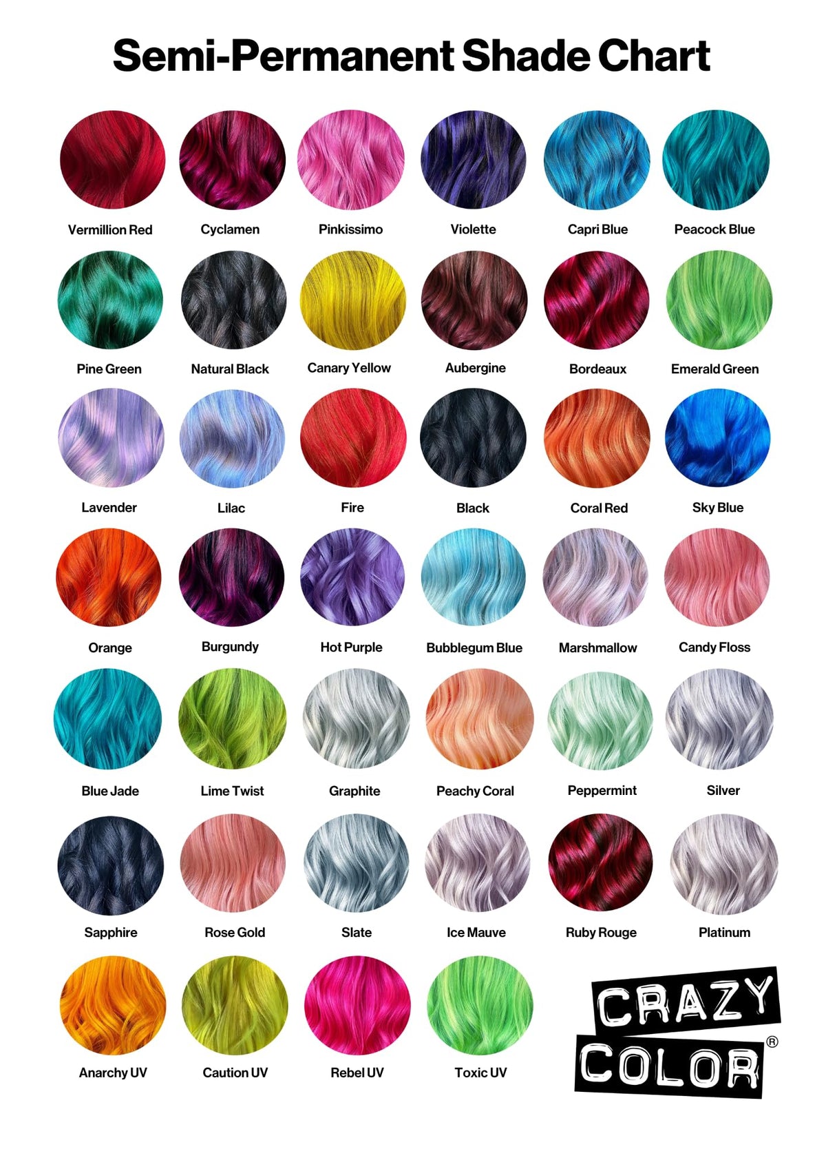 Crazy Color Cyclamen Pink Hair Dye 100ml