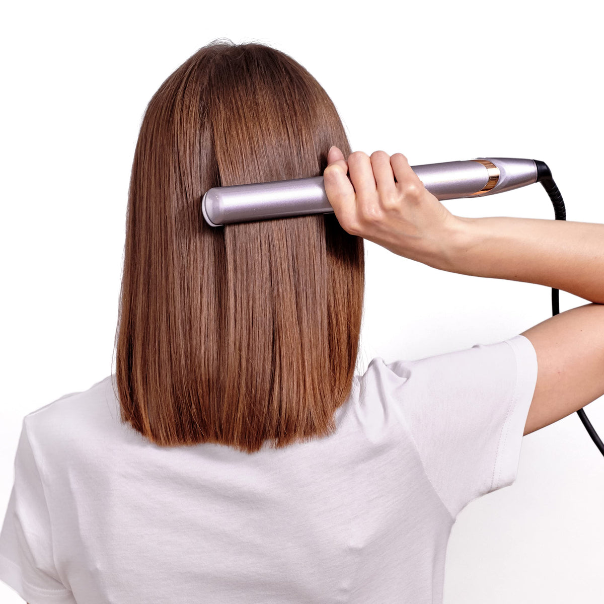 BaByliss Rose Gold Hair Straighteners - Ceramic Plates for Smooth Styling, Multi-Voltage Worldwide use, Ultra-Fast 15 Second Heat Up, 3 Heat Settings Up to 235°C, 2598U
