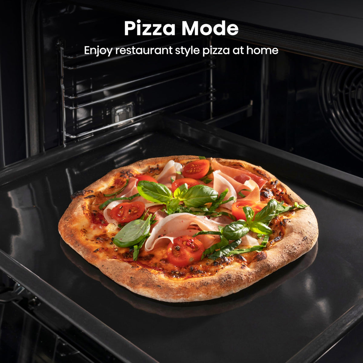 Hisense BI62020ABGUK - Built-in 60L Electric Single Oven - Black - 530x595x595 mm (DxWxH) - A Rated, Extra Large