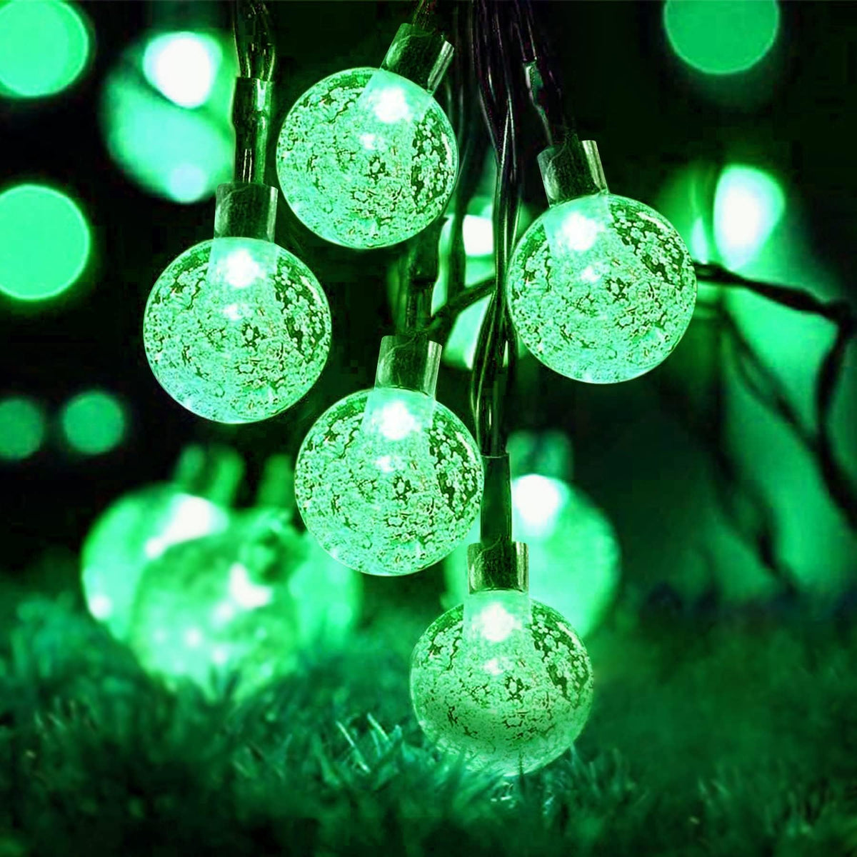 Lezonic Solar String Lights Outdoor, 50LED 7M/23Ft Solar Fairy Lights