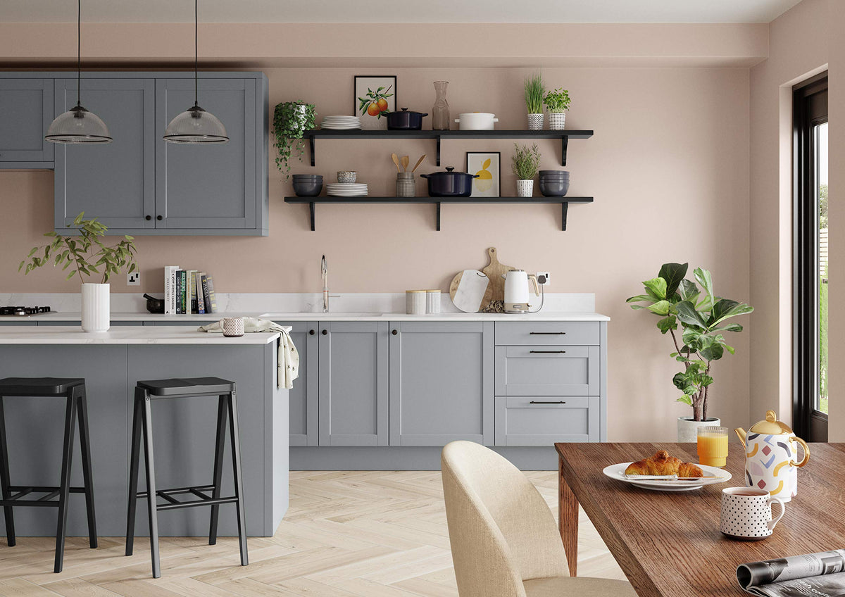 Dulux 5275836 Easycare Bathroom Soft Sheen Emulsion Paint For Walls And Ceilings - Mossy Stone 2.5L
