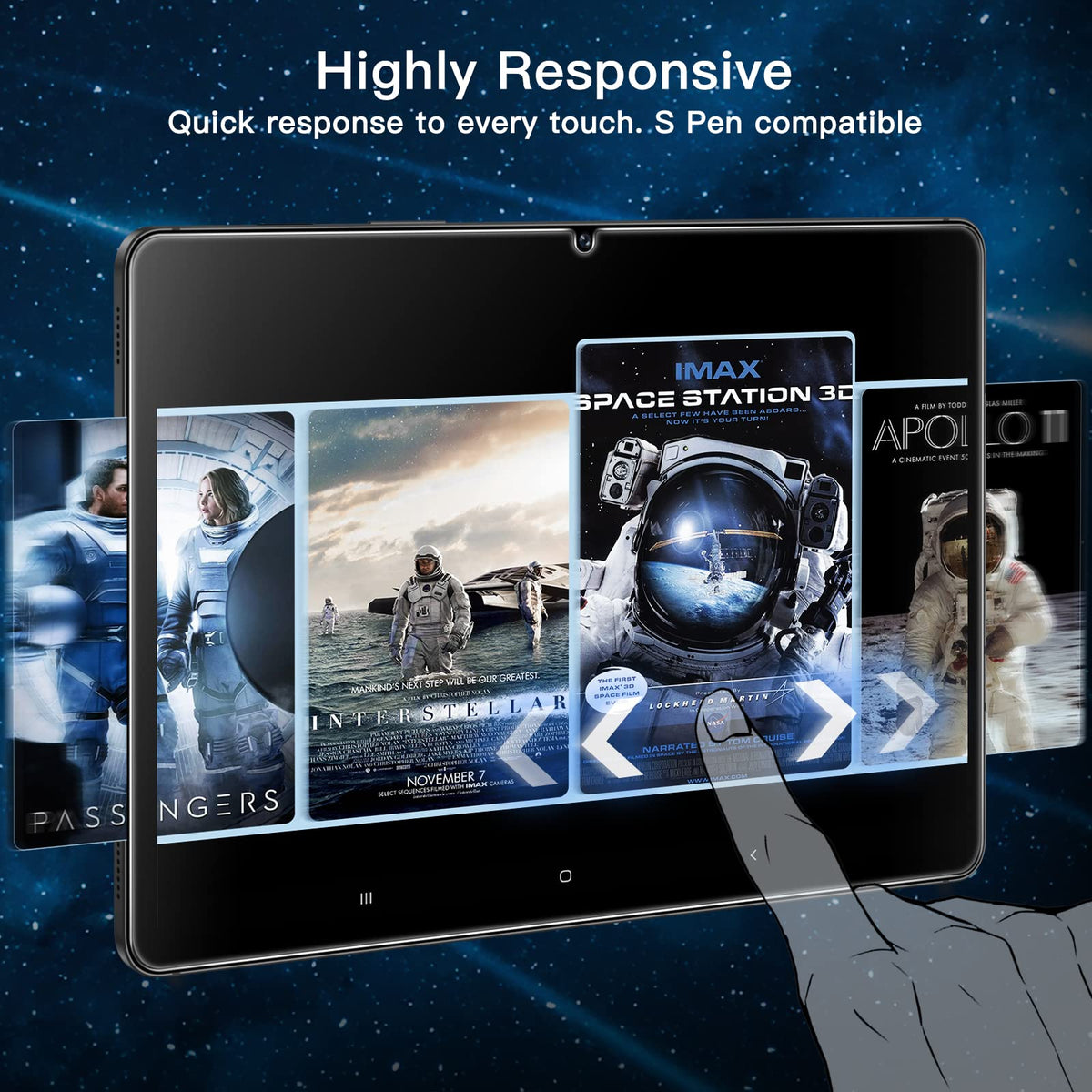 JETech Screen Protector for Galaxy Tab S10 Lite/S10 FE/S9 FE/S9, 2-Pack
