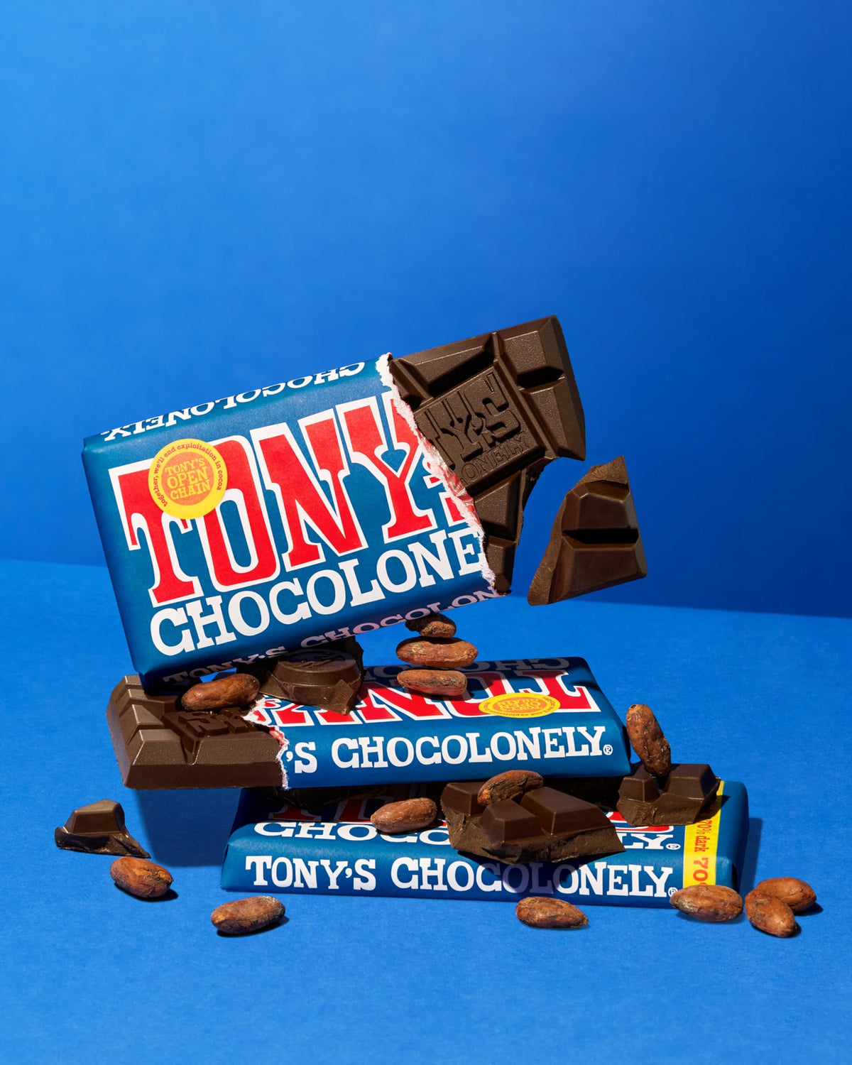 Tony's Chocolonely Milk Chocolate Bar - 180g Belgian Fairtrade Chocolate, Gift, 32% Cocoa, Vegetarian