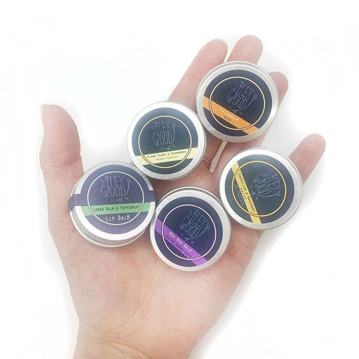 The Ilex Wood Lemon Balm & Peppermint Natural Lip Balm 10ml