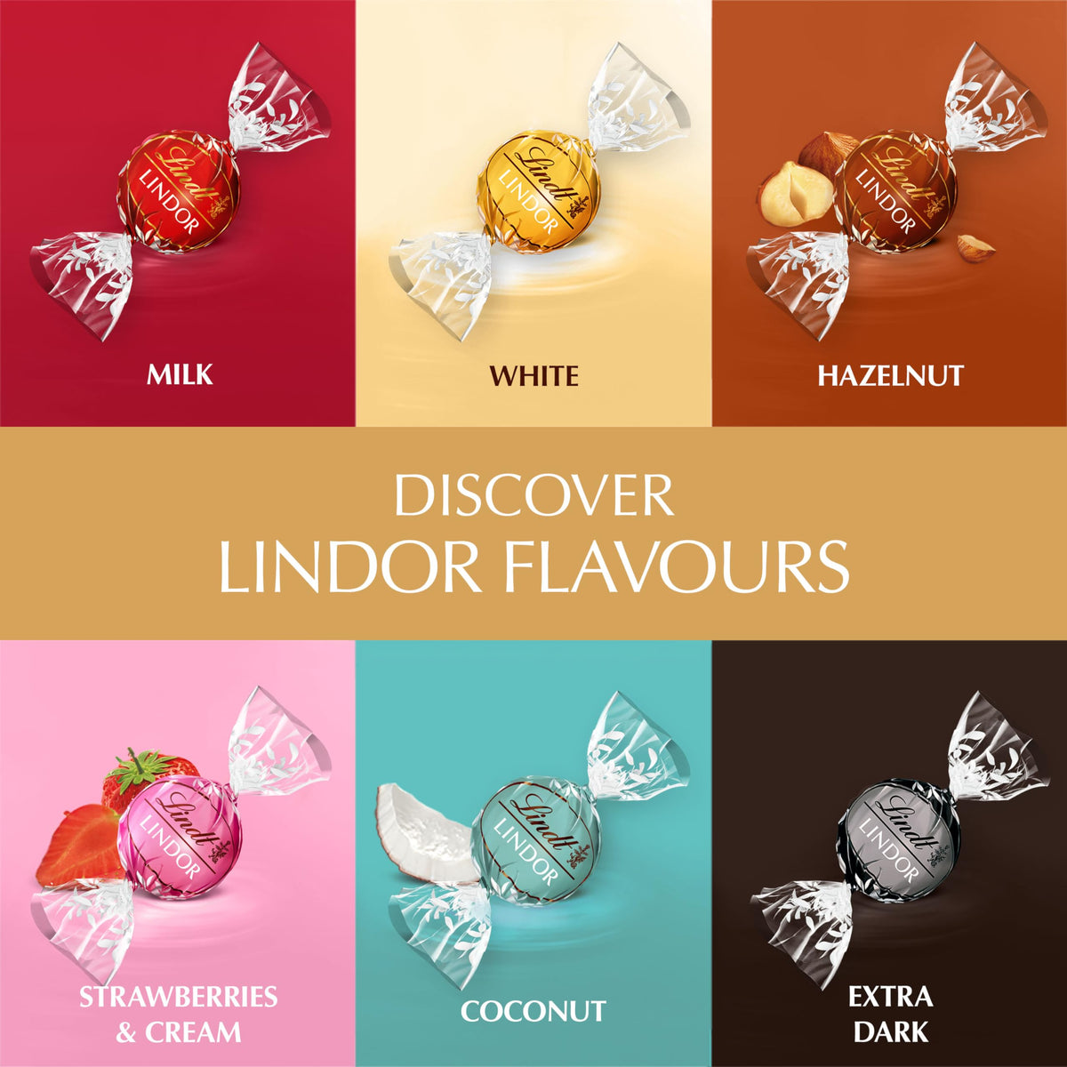 Lindt Lindor White Chocolate Truffles – 200g Box (Approx. 16 Balls) – Smooth Filling – Gift, Birthday, Congratulations Treat