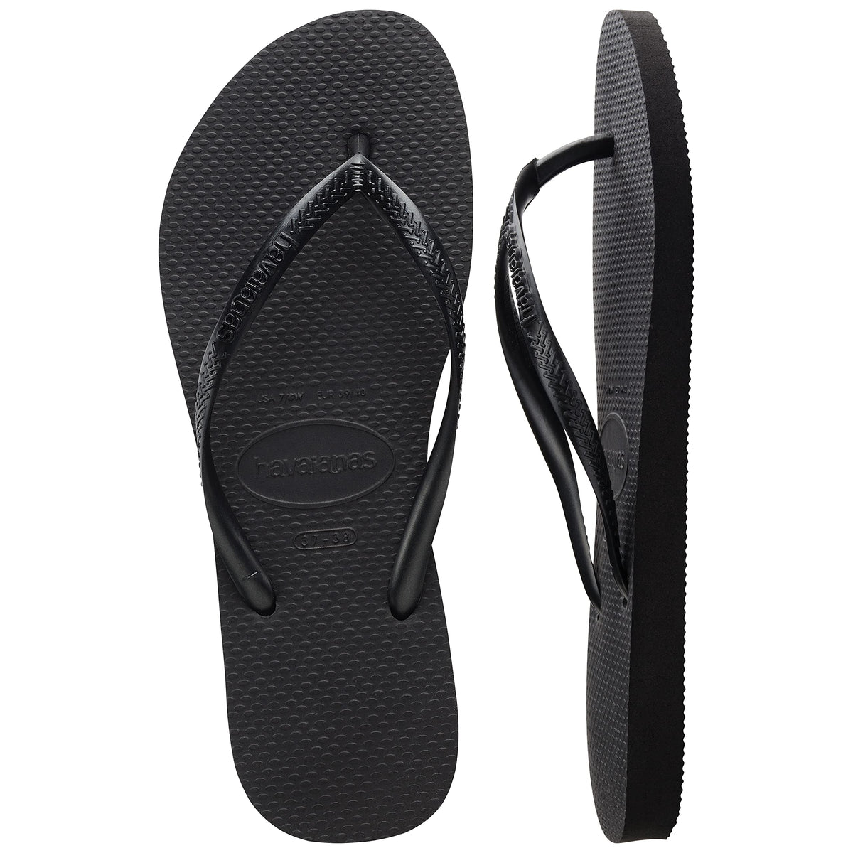 Havaianas - Slim, Stylische, Robuste und Vielseitige Badelatschen für Frauen mit Texturierten Sohlen für Grip und Halt