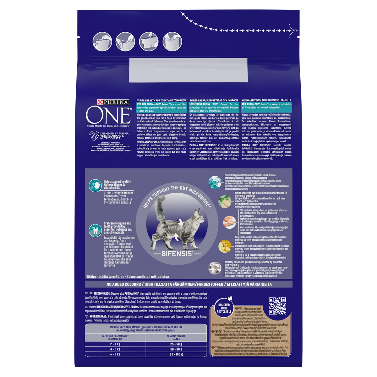 PURINA ONE Bifensis Adult Dry Cat Food Chicken 7.5kg Pack