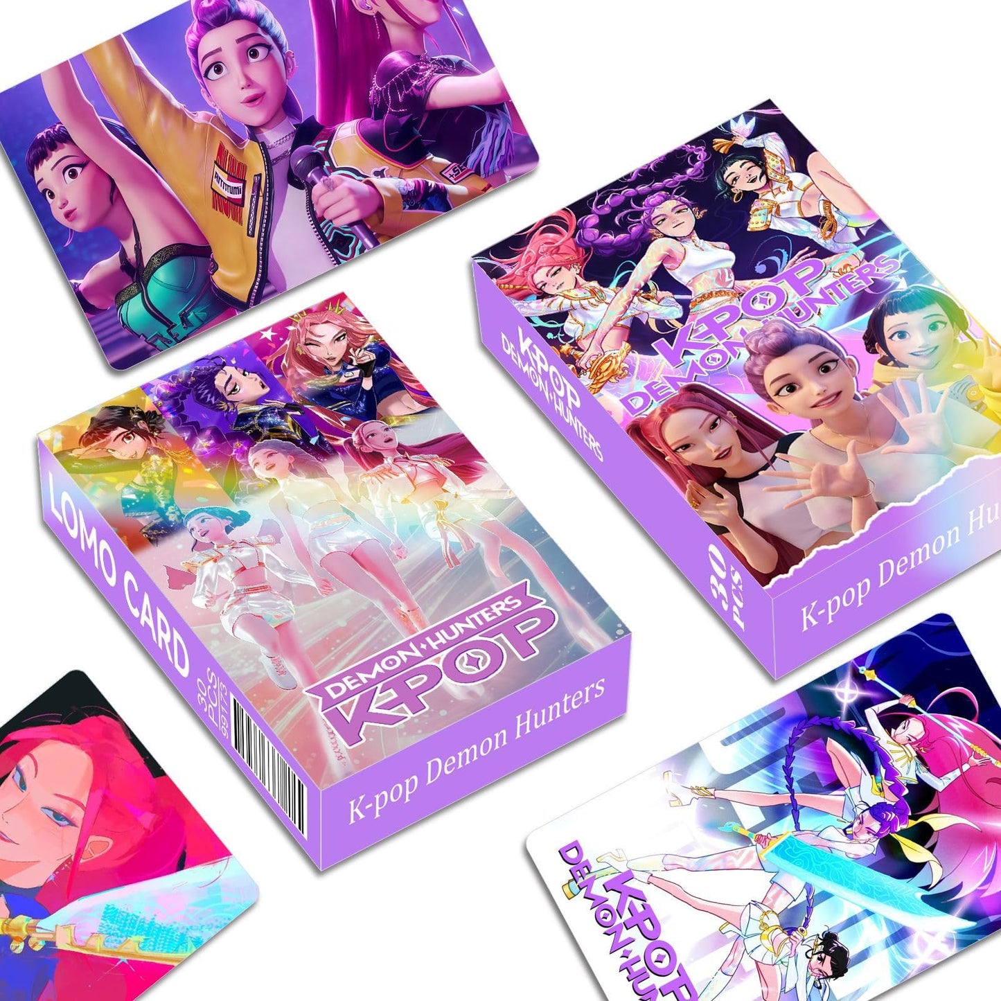 Sanmatic K-Pop Demon LOMO Cards Classic Card Set for Kids Playing for Party Favors and Gift