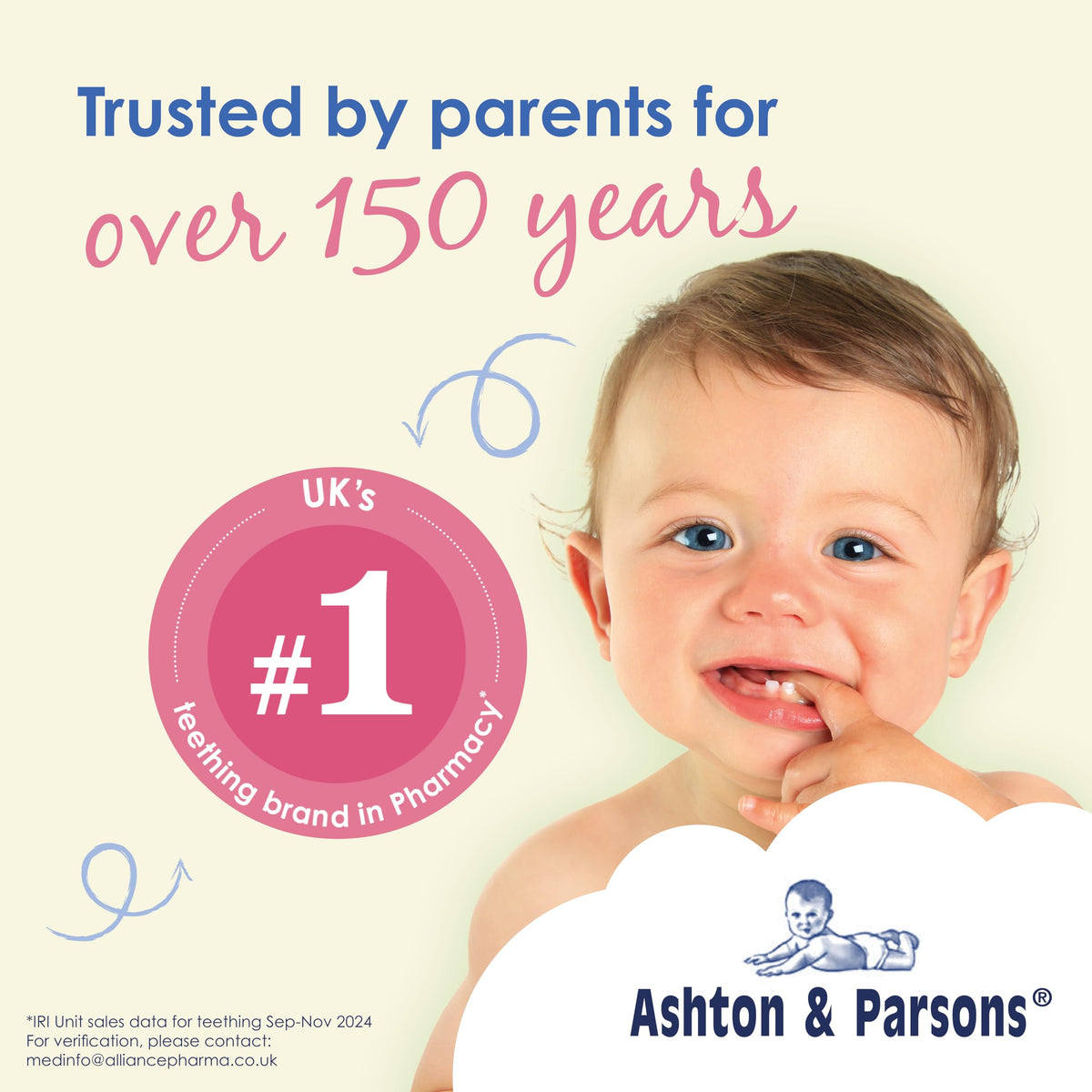 Ashton & Parsons Teething Powders, Pack of 30