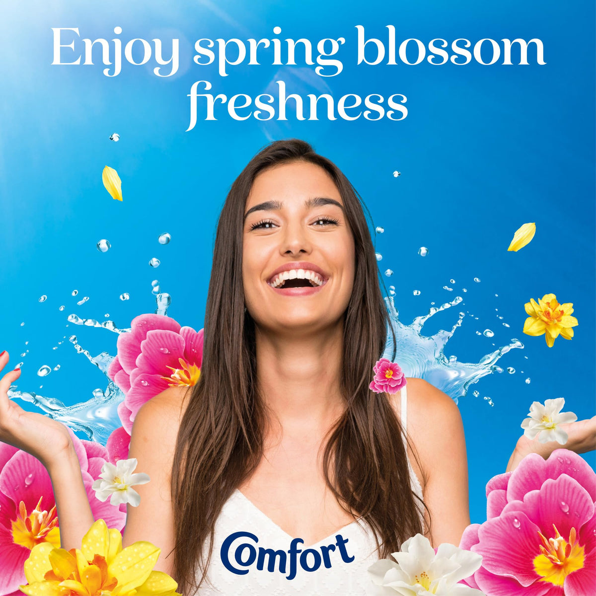 Comfort Pure Dreams Cashmere Soft Fabric Conditioner Dermatologist-Recommended Gentle Next to Sensitive Skin 48 washes(1.44 L) - Case pack of 6
