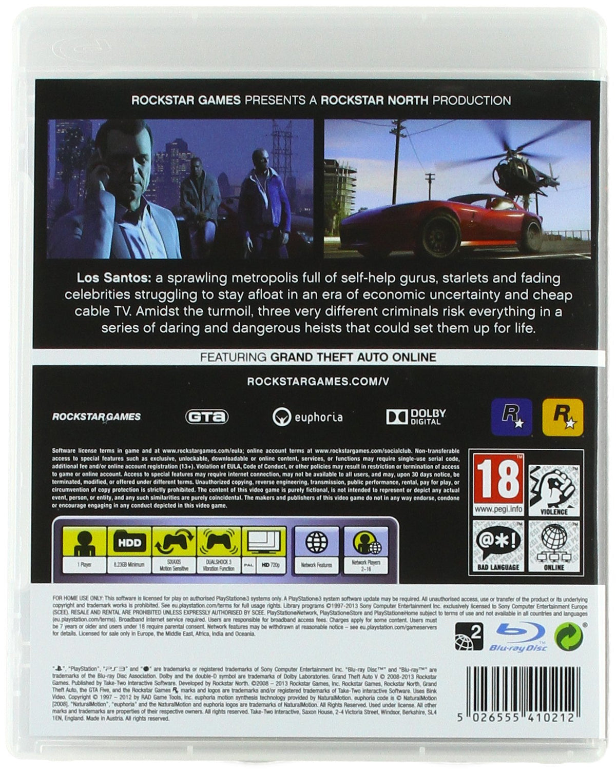 Grand Theft Auto V: Premium Edition (Xbox One) + GTA$1.25 million