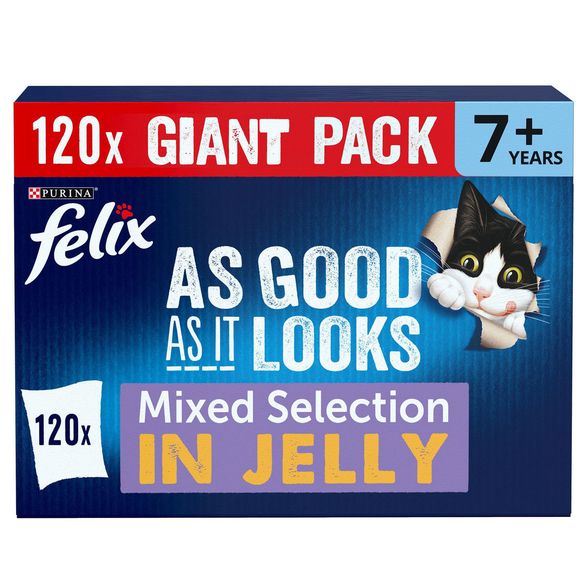 FELIX Doubly Delicious Countryside Selection in Jelly Wet Cat Food 40x85g