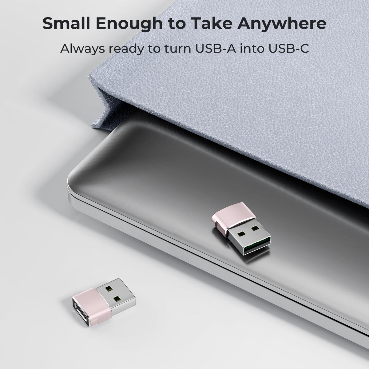 BASESAILOR USB to USB C Adapter,USBC Female to USB A Male Adapter 3Pack