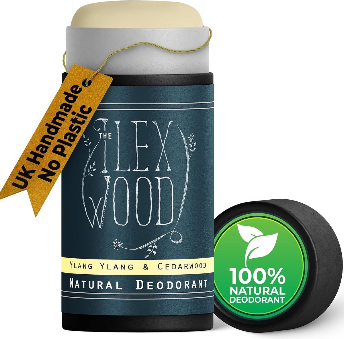 The Ilex Wood Natural Deodorant Stick - Ylang Ylang & Cedarwood - 70ml