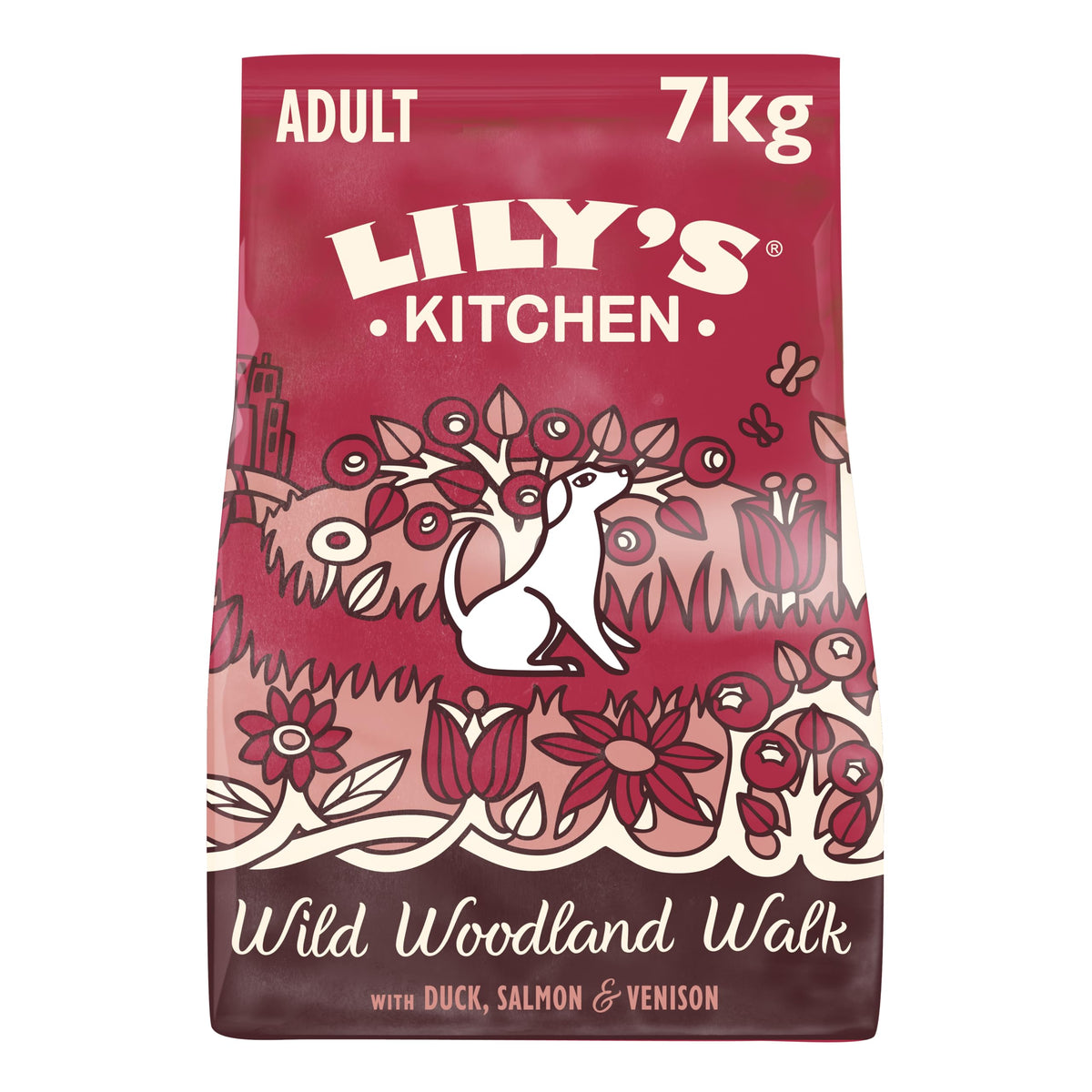 Lily's Kitchen Made with Natural Ingredients Adult Dry Dog Food Chicken & Duck Grain-Free Recipe 2.5kg Bag