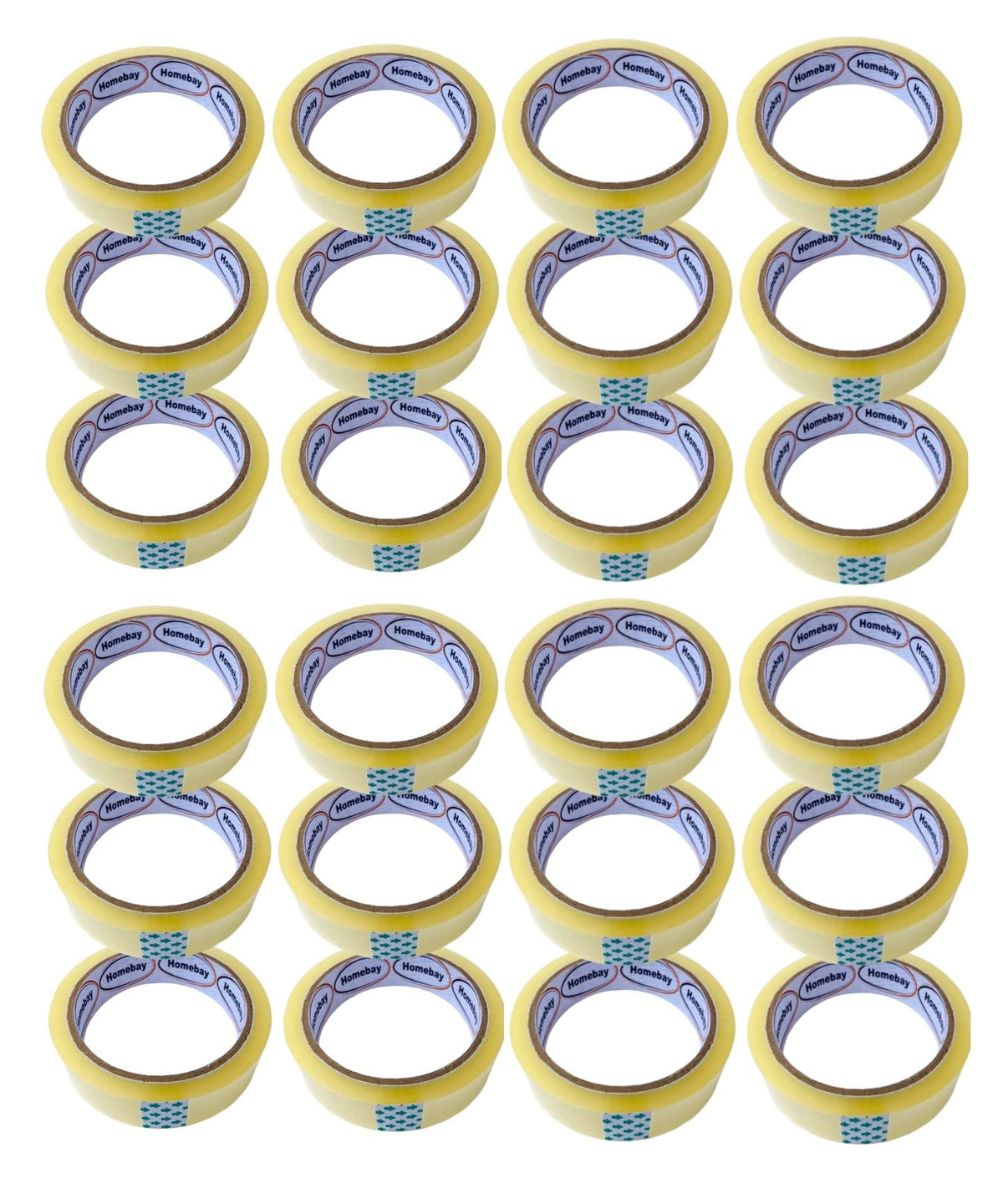6 Pack - Cellotape Rolls Strong Clear Packing Tape Extra Long | Packaging Sellotape Transparent Stationary Gift Wrap Tape Refill 24mm x 40m