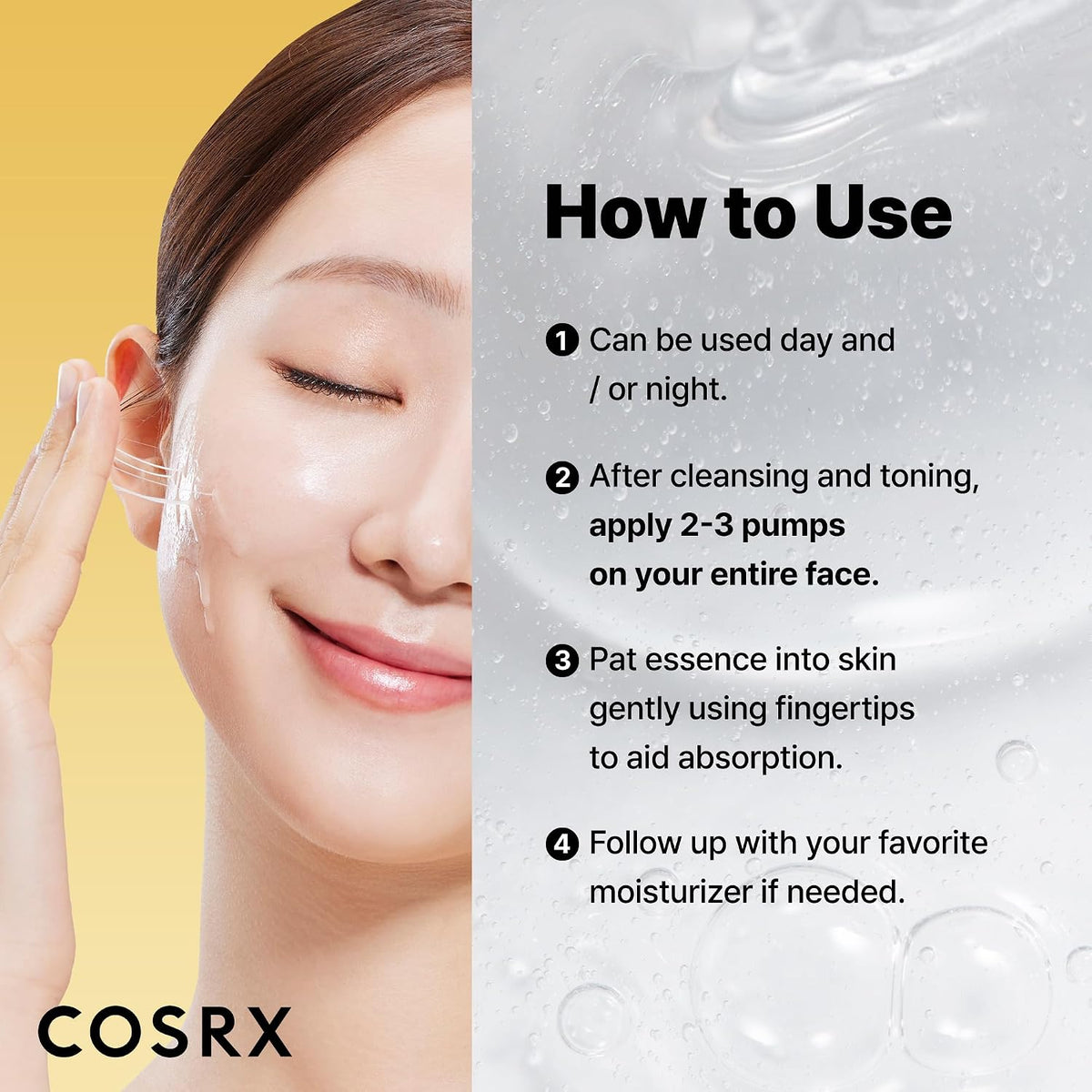 COSRX Advanced Snail 96 Mucin Power Essence 100ml | Snail Secretion Filtrate 96% | Skin Repair Serum | CPNP Registered, Korean Skin Care, Cruelty Free, Paraben Free, Alcohol Free
