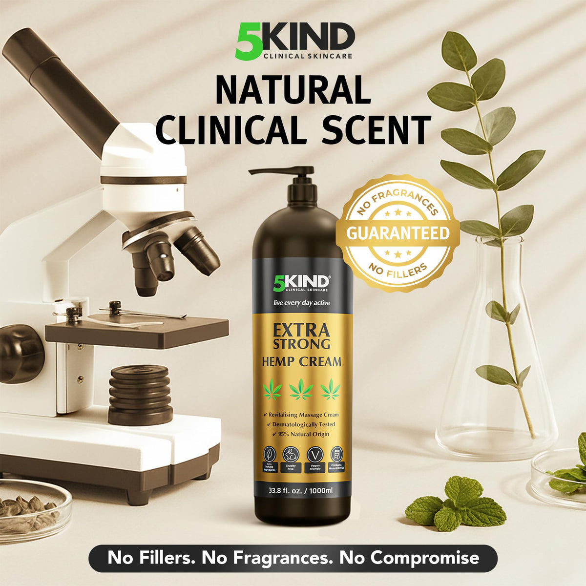 5Kind Extra Strong Hemp Cream 100ml - Hemp and Arnica Cream