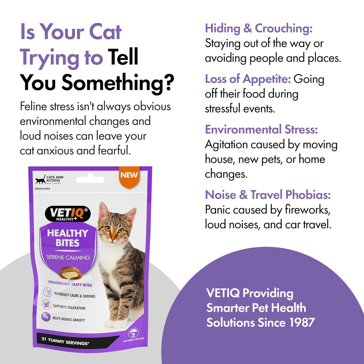 VETIQ Healthy Bites Cat Variety Treats for Cats & Kittens (84 Servings)
