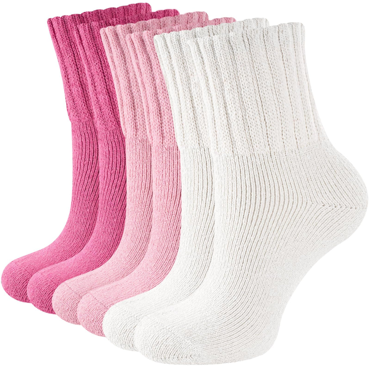 Niorasen Women's Thermal Socks, 3 Pairs Full Cushioned, Cosy Gift Winter