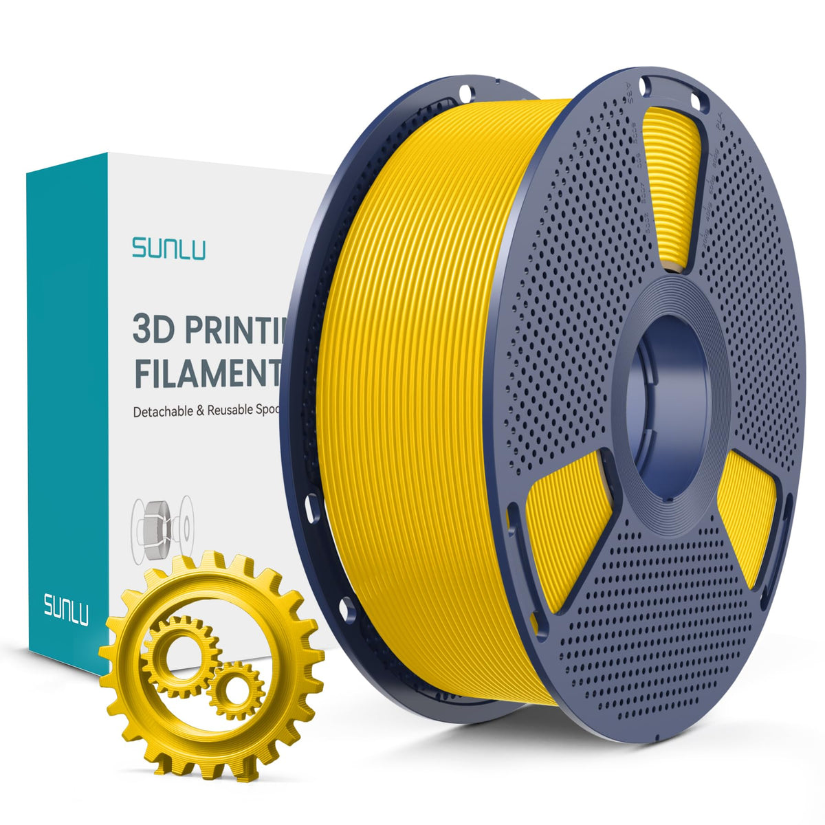 SUNLU Premium PLA+ Filament 1.75mm, Enhanced Durability and High Strength