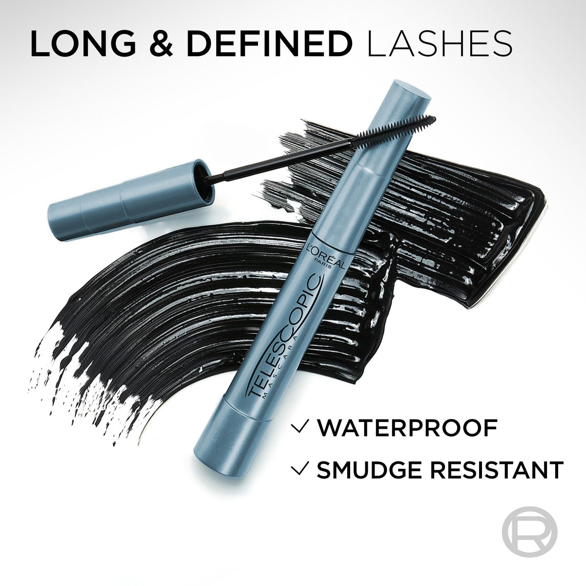 L'Oréal Paris Black Mascara, Telescopic Original Mascara in shade Black