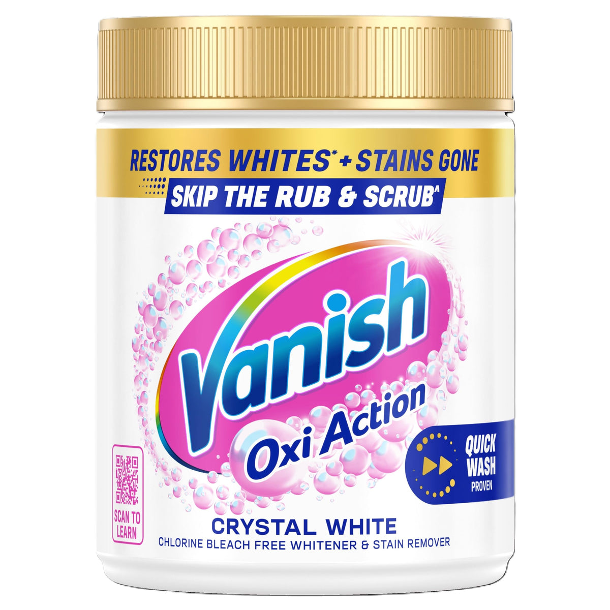 Vanish Gold Crystal White Stain Remover Powder, 1.5kg