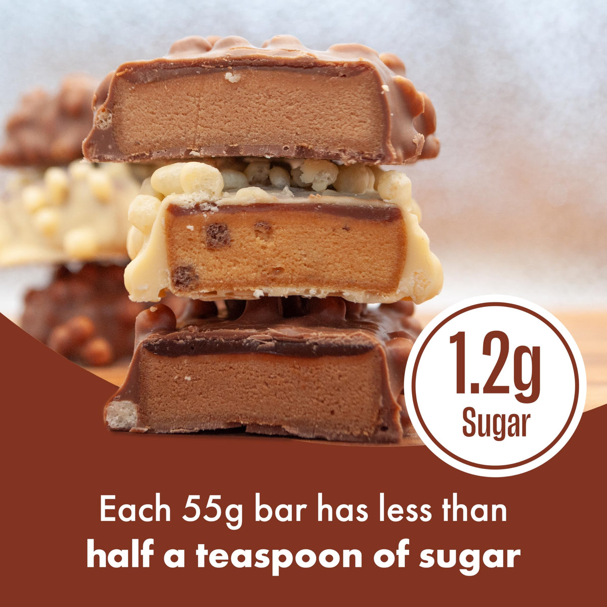 FULFIL Vitamin and Protein Bars, Chocolate Salted Caramel Flavour, 15 x 55g