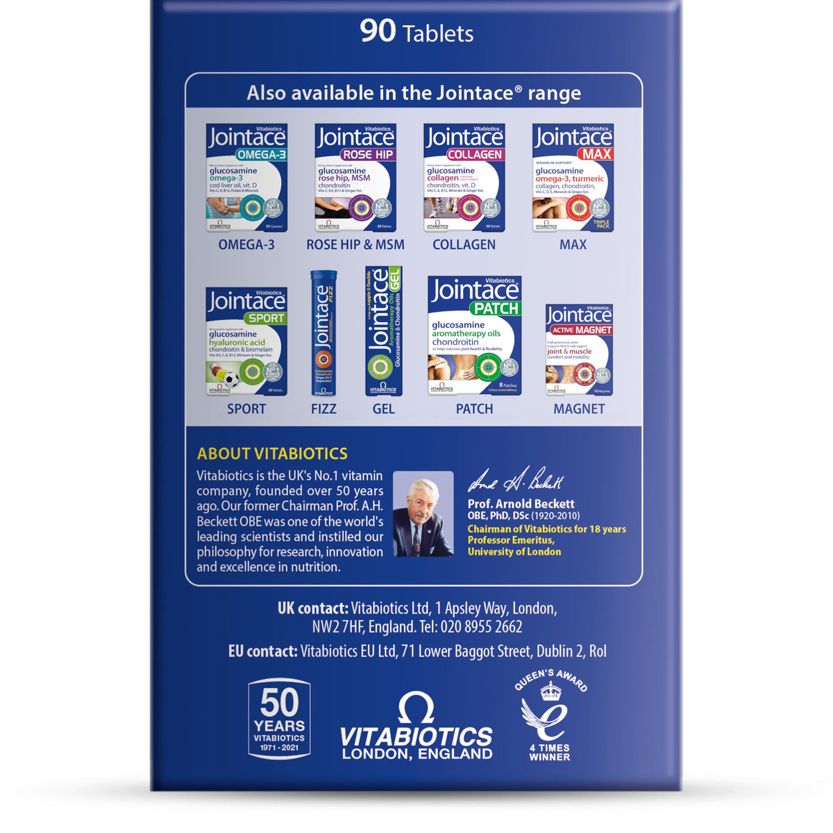 Jointace Collagen - Advanced Joints & Cartilage Support - Includes Collagen, Glucosamine & Chondroitin & Ginger