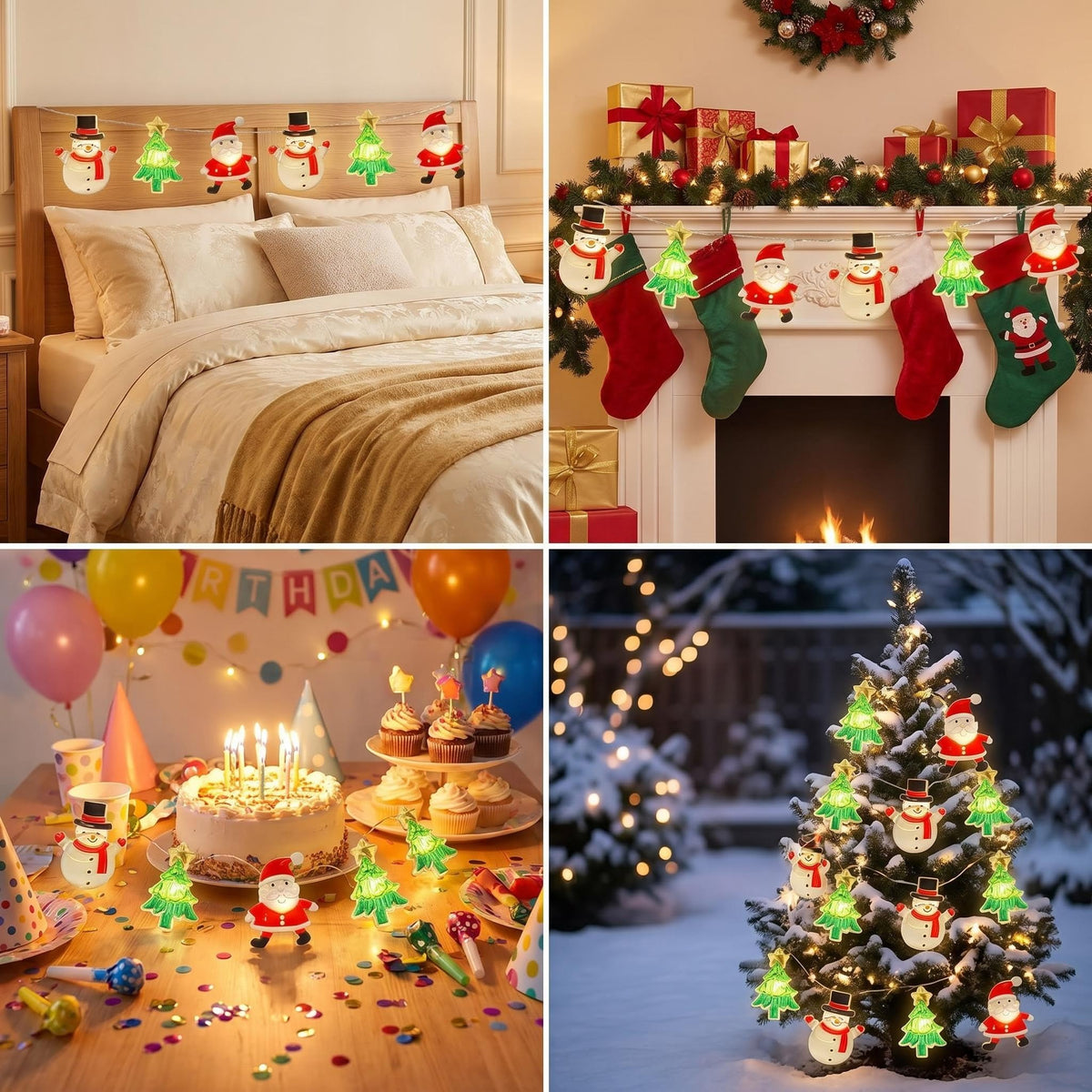 2M 20 LED Pink Cherry Blossom Fairy Lights, Battery Operated Flower String Lights for Bedroom Decor, Indoor Spring and Christmas Decorations, Girls Room Gift (Flowers)
