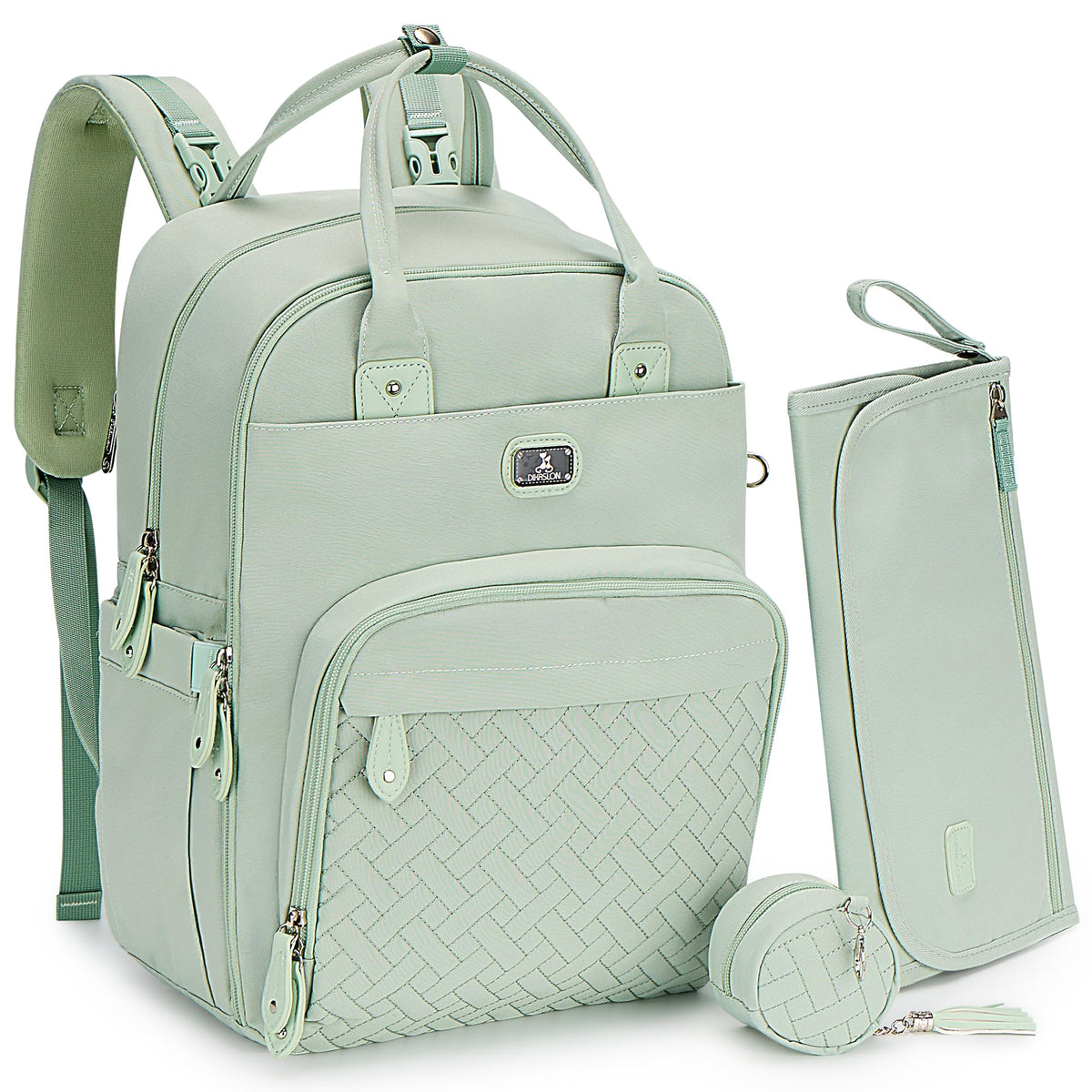 Dikaslon Baby Changing Bags Backpack, Large Baby Bag, 19 Pockets, Outdoors
