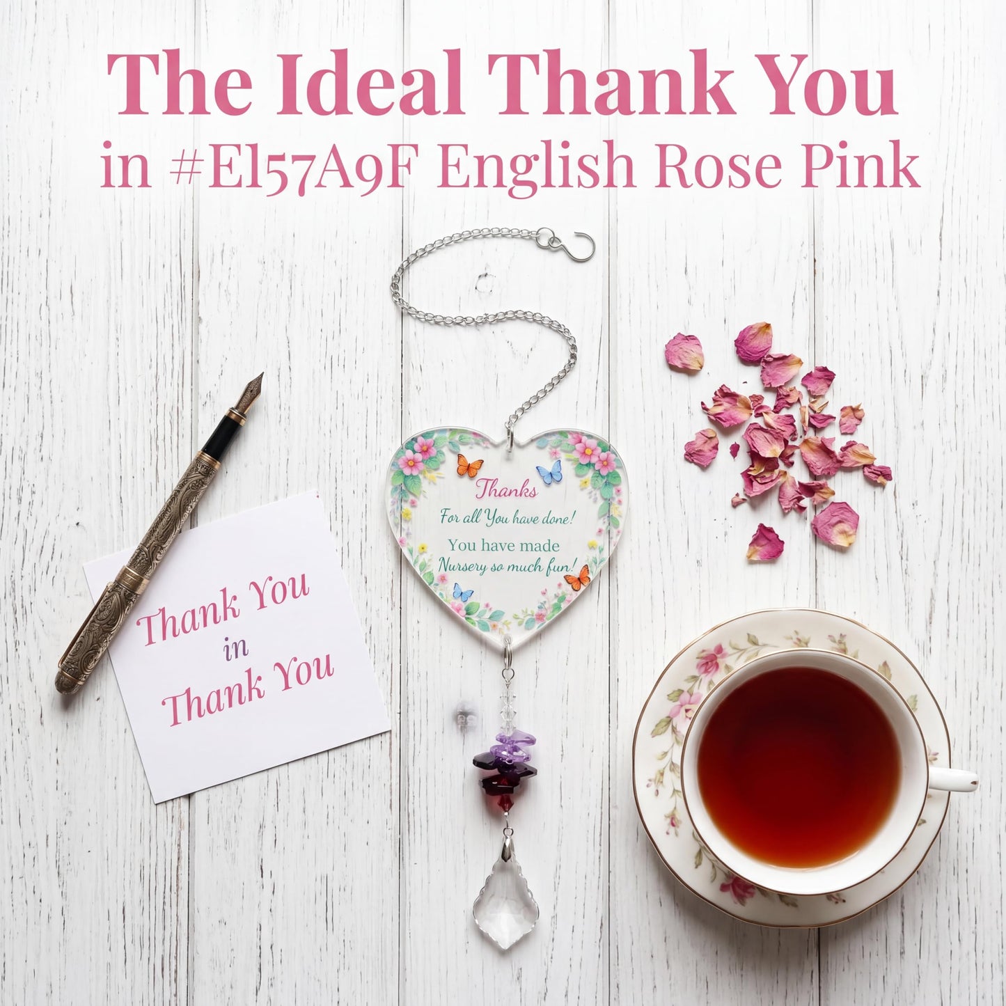 Teacher Gifts for Women Thank You Teachers Crystal Suncatcher Ornaments Teachers Day Graduation Retirement Christmas Birthday Appreciation Gift (Thanks)