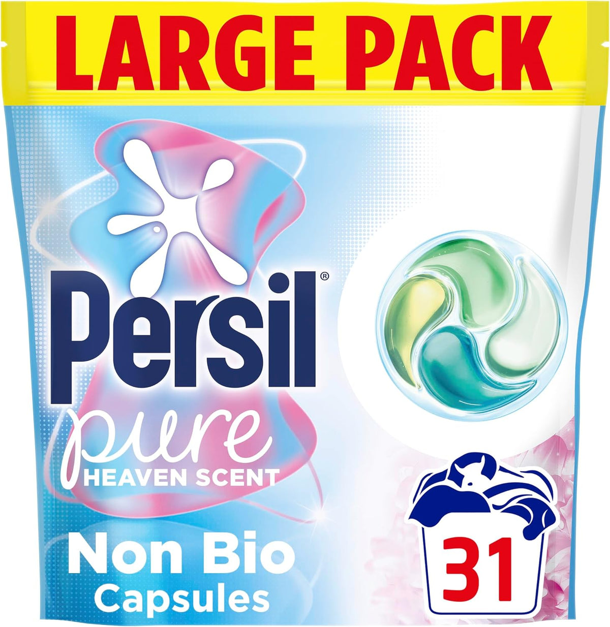 Persil Non Bio Pure Heaven Scent Laundry Detergent Capsules 31 Washes