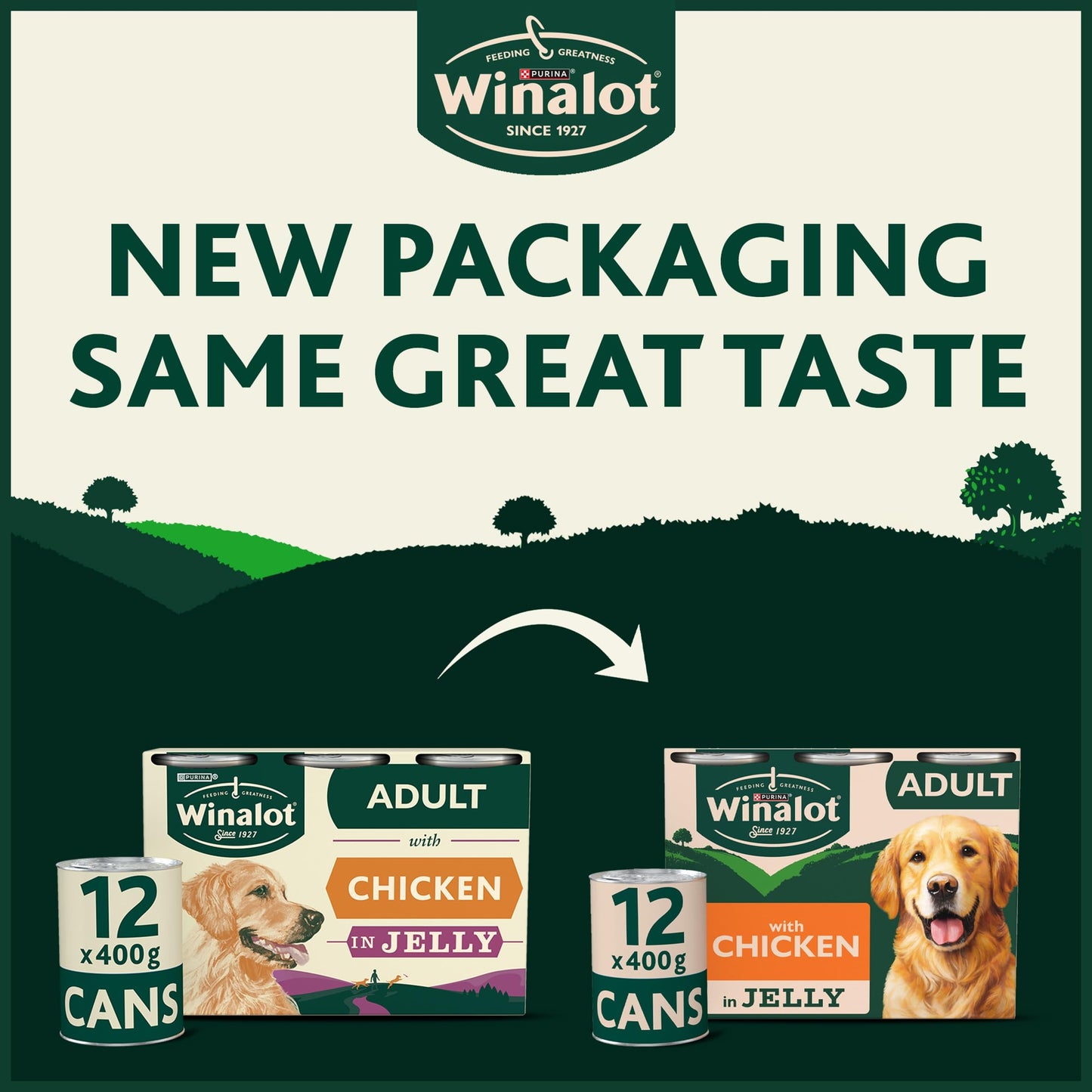 WINALOT Sunday Dinner Mixed in Gravy Wet Dog Food Pouches 40x100g