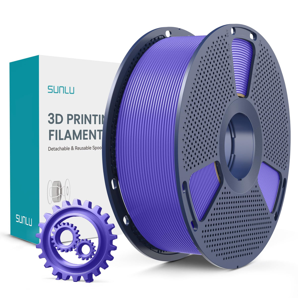 SUNLU Premium PLA+ Filament 1.75mm, Enhanced Durability and High Strength