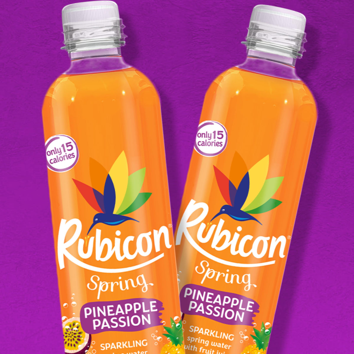 Rubicon Spring Black Cherry Raspberry Flavoured Water, 12 Pack, 330ml Cans