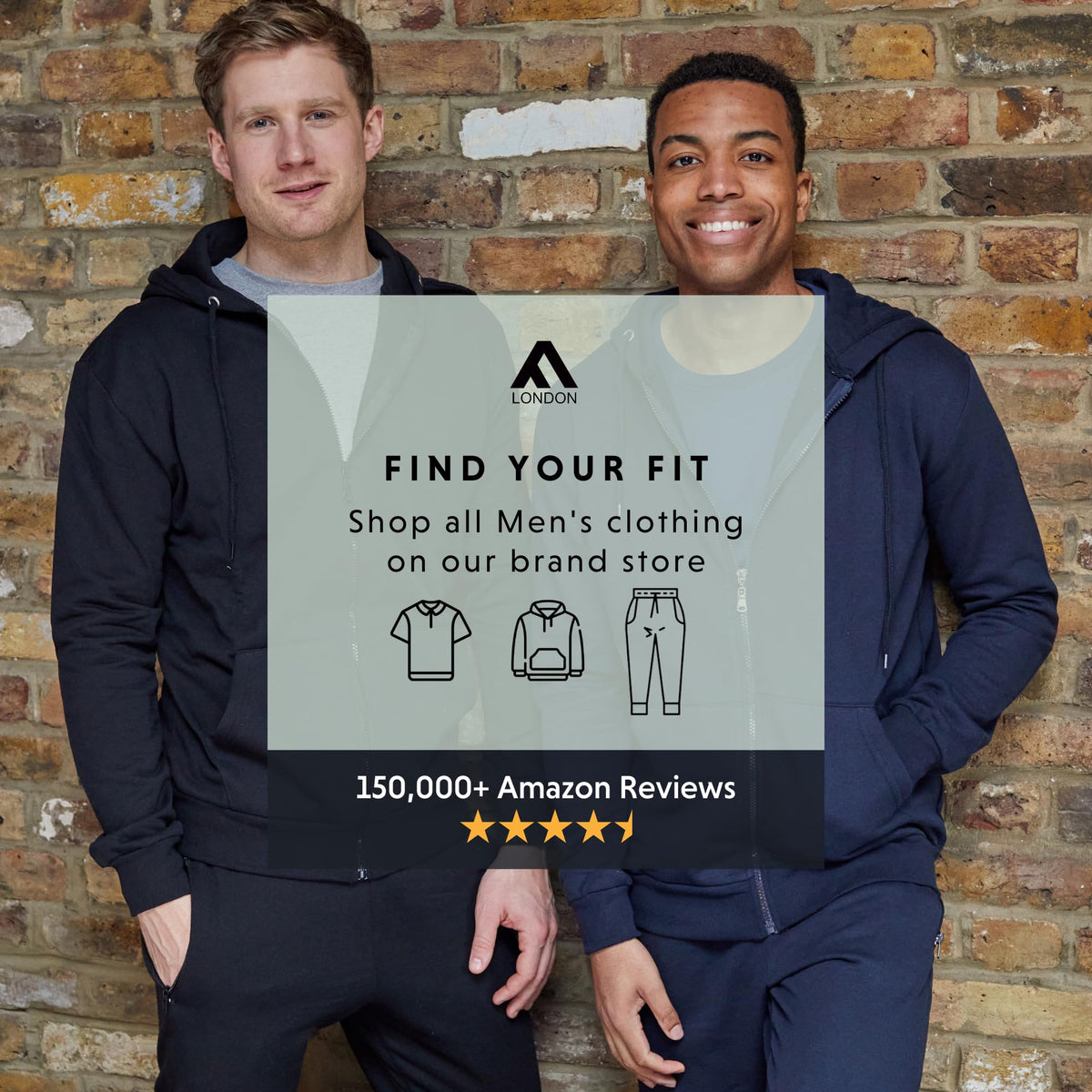 FM London 3/5 Pack Mens T Shirt, Premium Weight, 100% Cotton & Super Soft