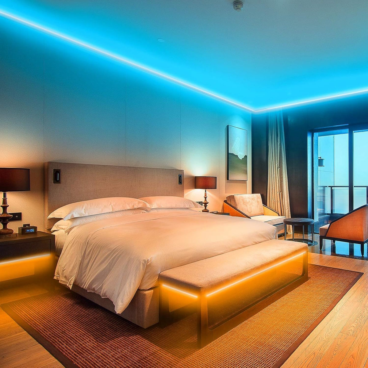 KSIPZE 20m LED Strip Lights, RGB LED Lights for Bedroom, APP Remote Control