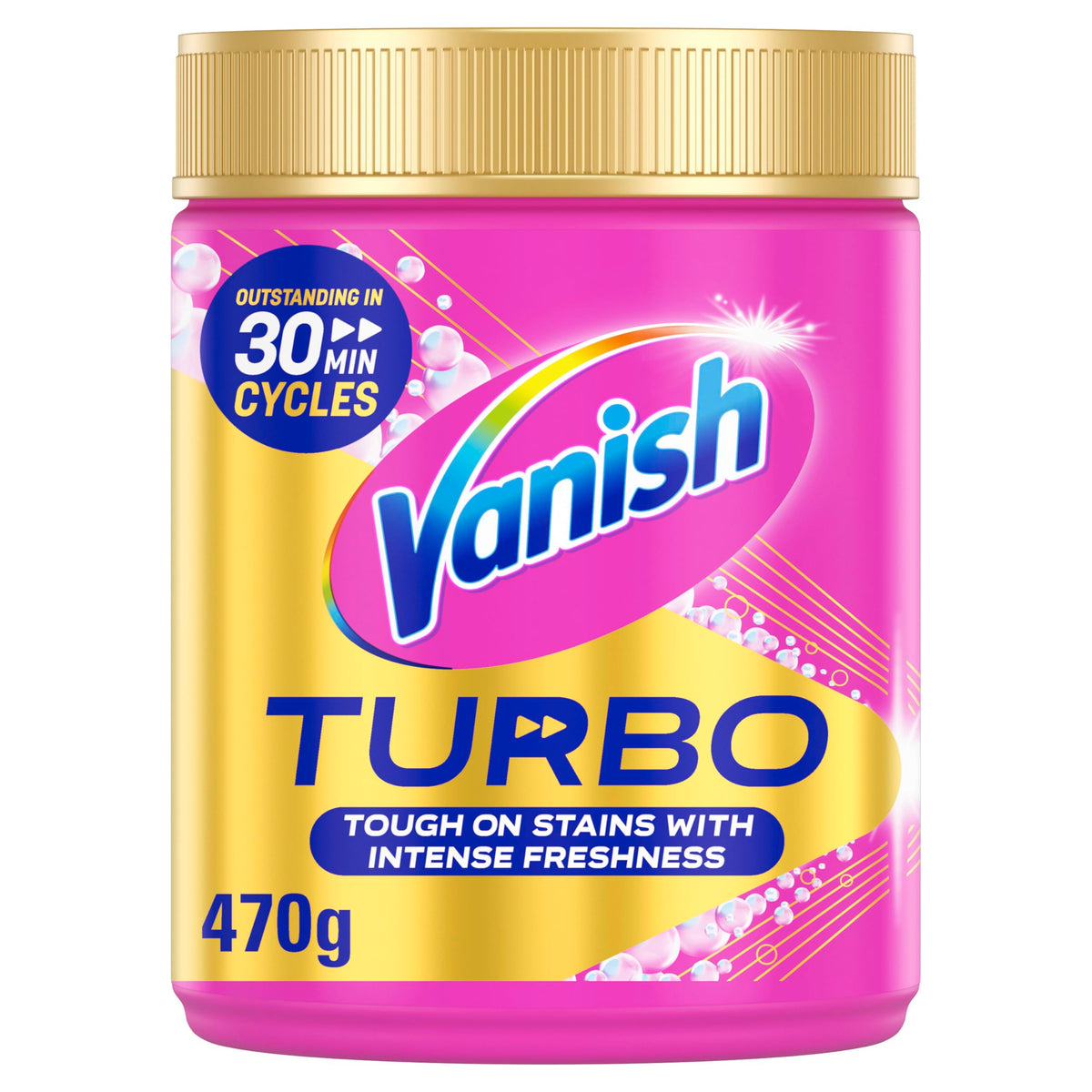 Vanish Turbo Fast Acting Stain Remover Powder (2 x 470g) 940g